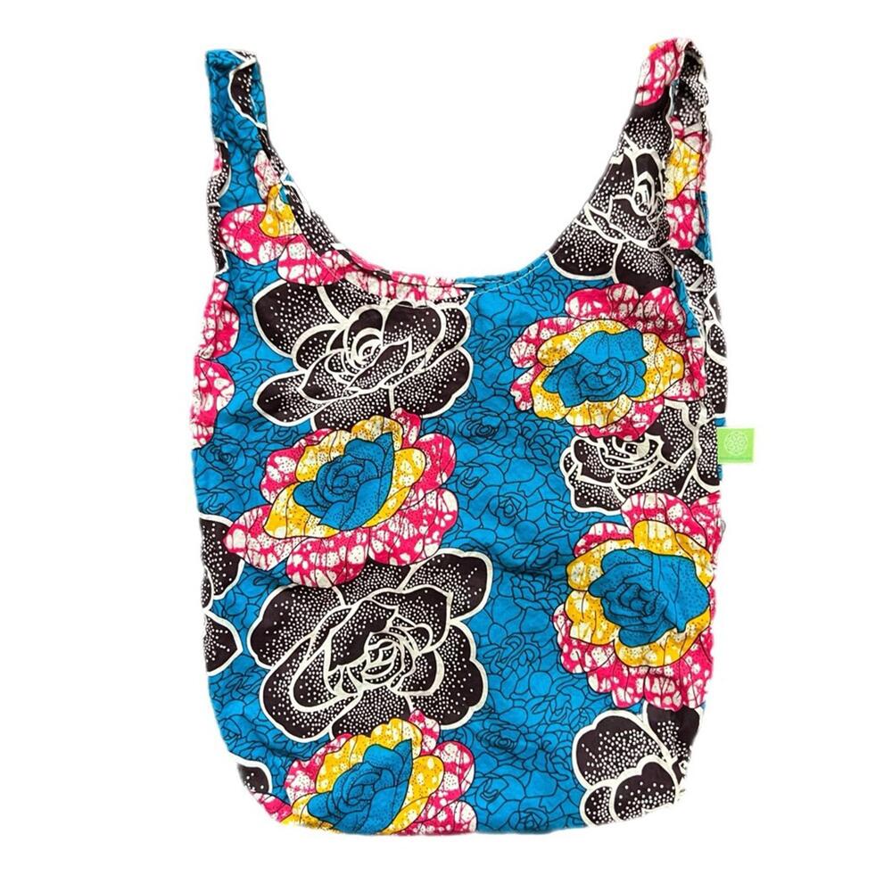 Timbali Crafts Ethnic Crafted Floral Print Tote Bag